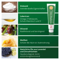 Ilon Wundpflege-Salbe bei strapazierter Haut, 50 ml