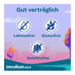 Imodium akut Duo 2 mg/125 mg Tabletten bei akutem Durchfall, 12 St