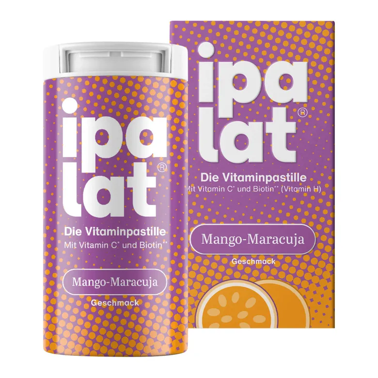 Ipalat Die Vitaminpastille Mango-Maracuja, 40 St