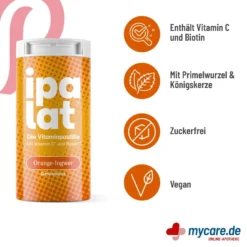Ipalat Die Vitaminpastille Orange-Ingwer, 40 St