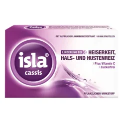 isla cassis Halspastillen bei Halskratzen und Reizhusten, 60 St