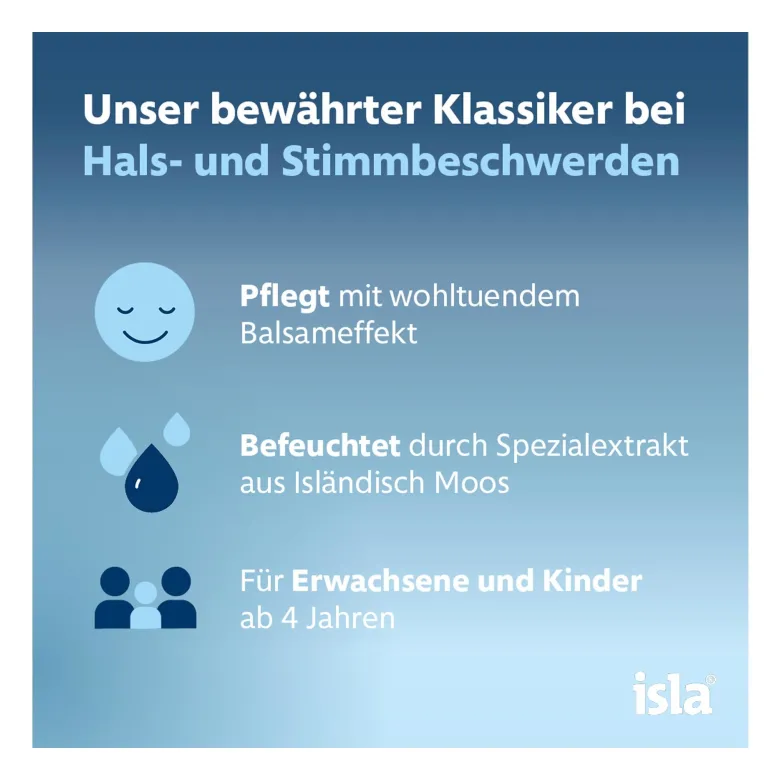 isla cassis Halspastillen bei Halskratzen und Reizhusten, 60 St