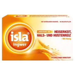 isla ingwer Halspastillen bei Halskratzen und Reizhusten, 60 St