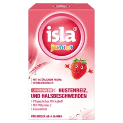isla junior Halspastillen bei Kinderhalsschmerzen, 50 St