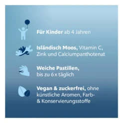 isla junior Halspastillen bei Kinderhalsschmerzen, 50 St