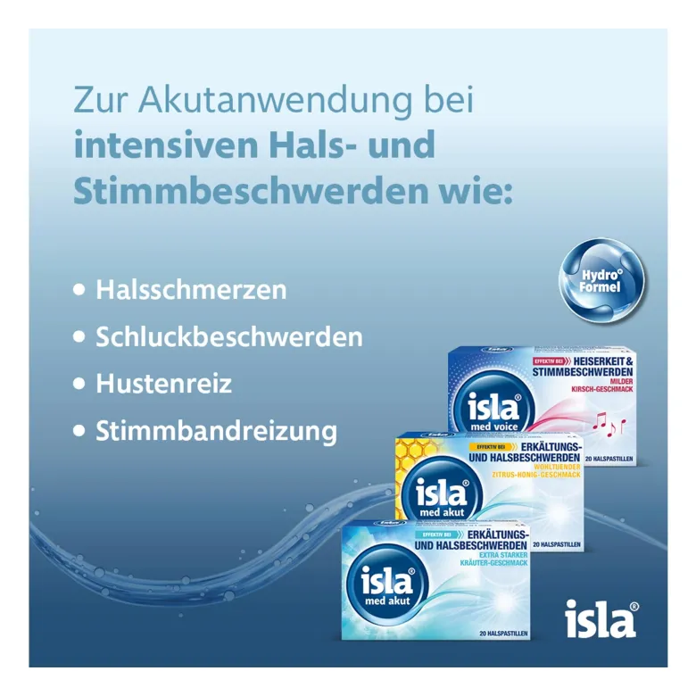 Isla med akut Zitrus-Honig Pastillen, 20 St