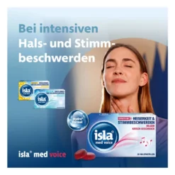 Isla med voice Halspastillen, 20 St