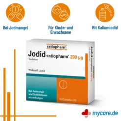 Jodid-ratiopharm 200 µg Tabletten, 100 St