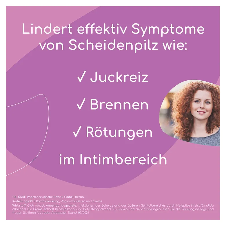 Kadefungin 3 Vaginaltabletten, 3 St