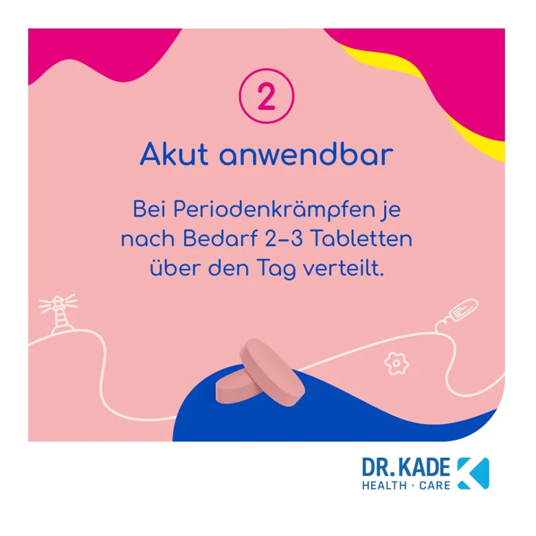 KadeZyklus bei Krämpfen 250 mg Filmtabletten, 30 St