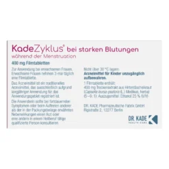 KadeZyklus bei starken Blutungen 400 mg Filmtabletten, 20 St