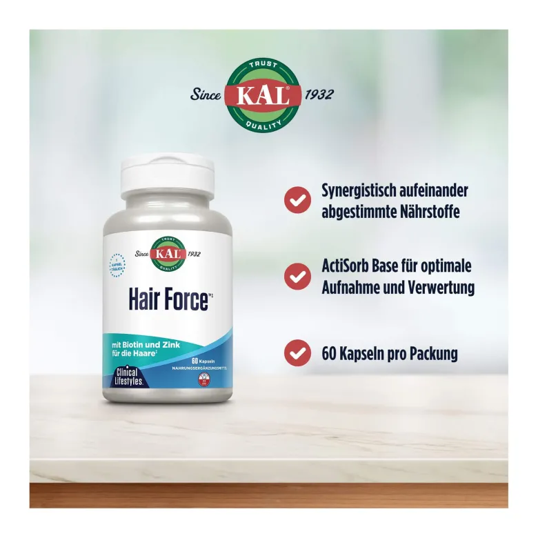 KAL Hair Force Kapseln, 60 St
