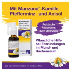 Kamillosan Mund- und Rachenspray, 30 ml