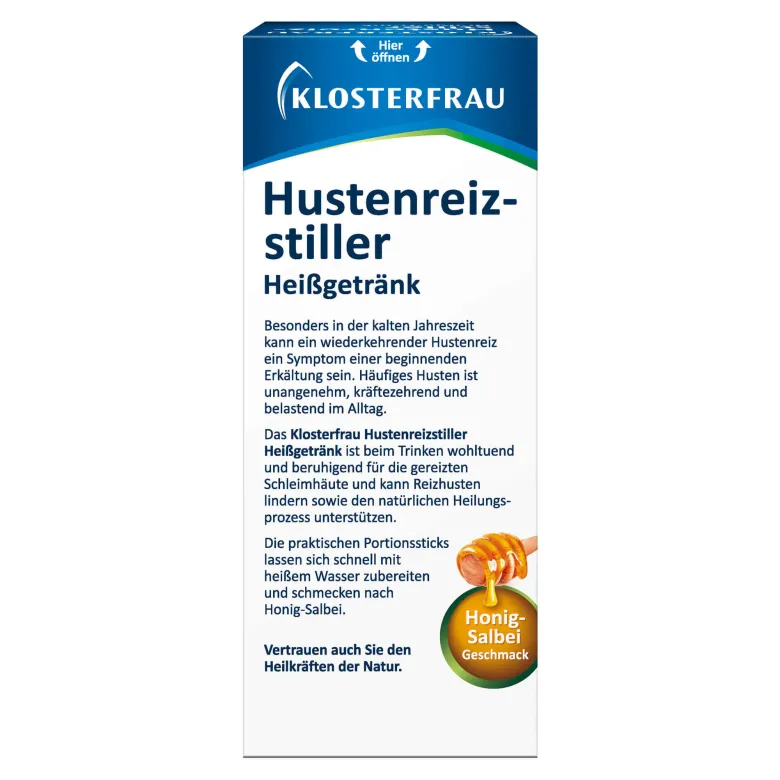 Klosterfrau Hustenreiz-Stiller Heißgetränk Pulver, 10X5 g
