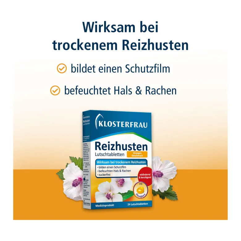 Klosterfrau Reizhusten Lutschtabletten, 24 St