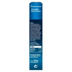 Klosterfrau Schneller Einschlafen 2,0 mg Melatonin Intens, 30 St