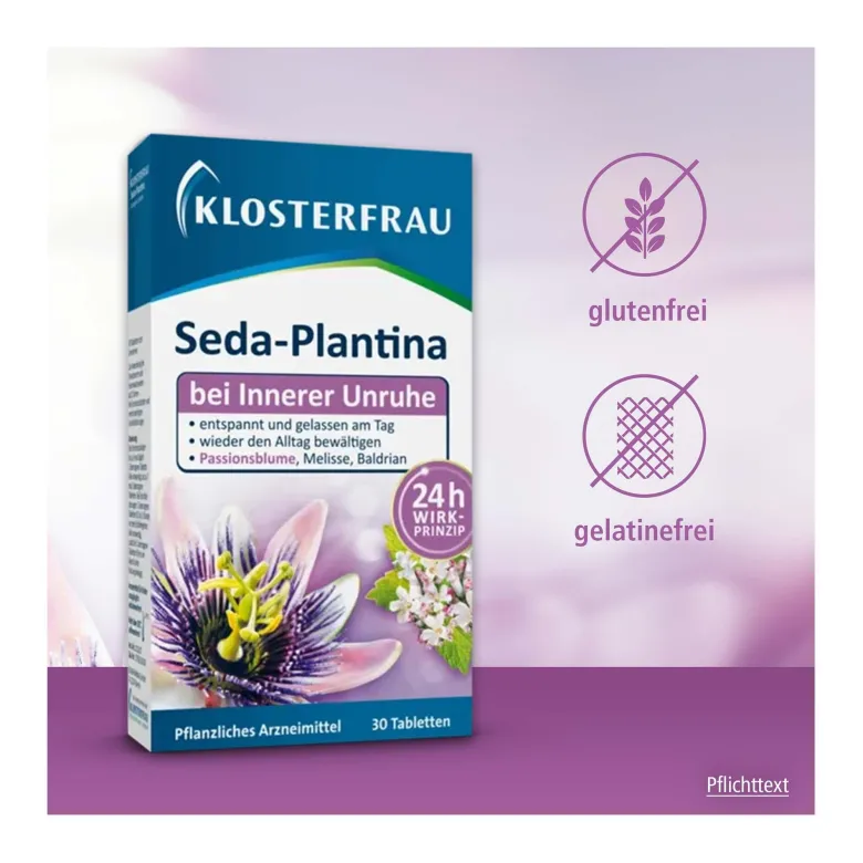 Klosterfrau Seda-Plantina Innere Ruhe, 30 St