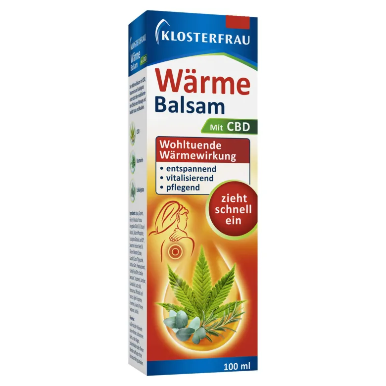Klosterfrau Wärmebalsam mit CBD, 100 ml