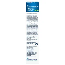 Klosterfrau Wärmebalsam mit CBD, 100 ml