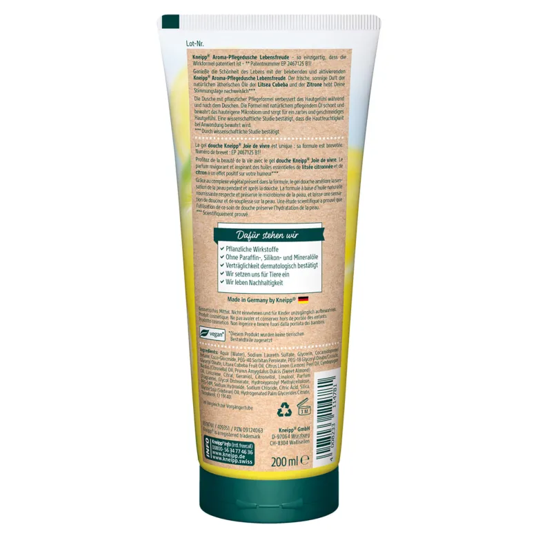Kneipp Aroma-Pflegedusche Lebensfreude, 200 ml