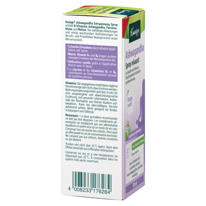 Kneipp Ashwagandha Entspannung Spray, 30 ml