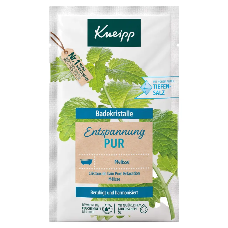 Kneipp Badekristalle Entspannung Pur Melisse, 60 g
