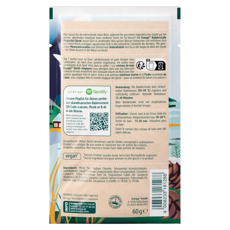 Kneipp Badekristalle Magische Fjorde, 60 g