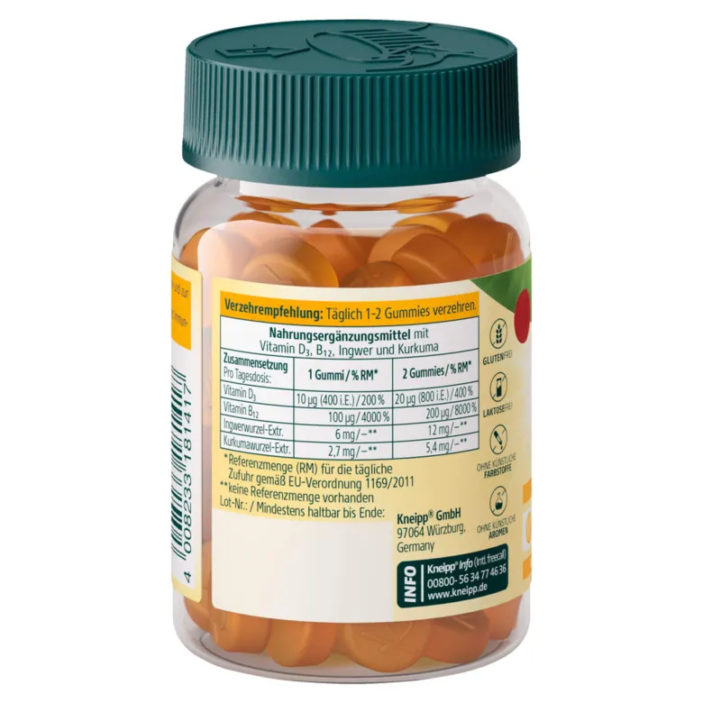 Kneipp D3 + B12 Gummies, 30 St