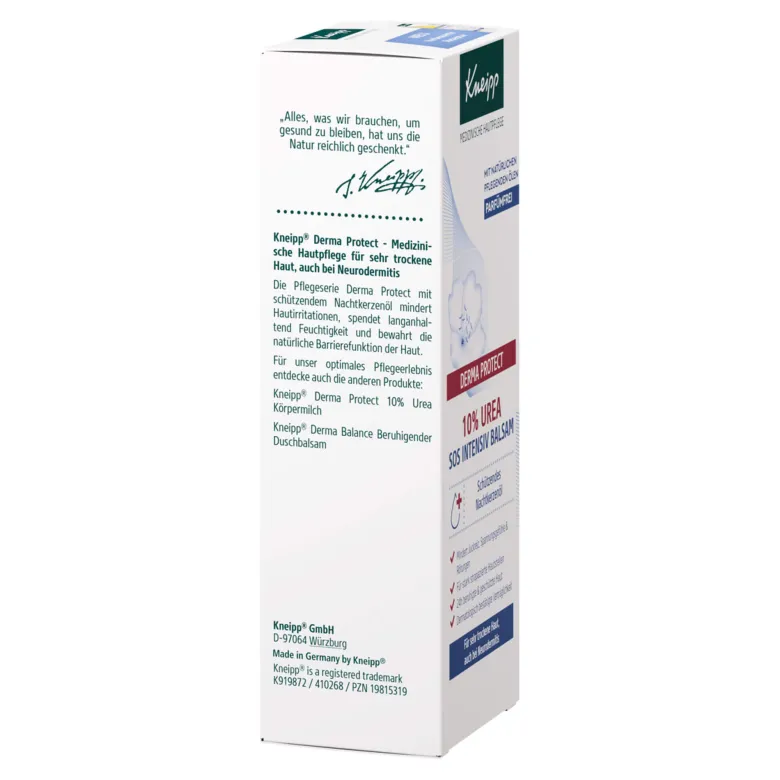 Kneipp Derma Protect 10% Urea SOS Intensiv Balsam, 75 ml