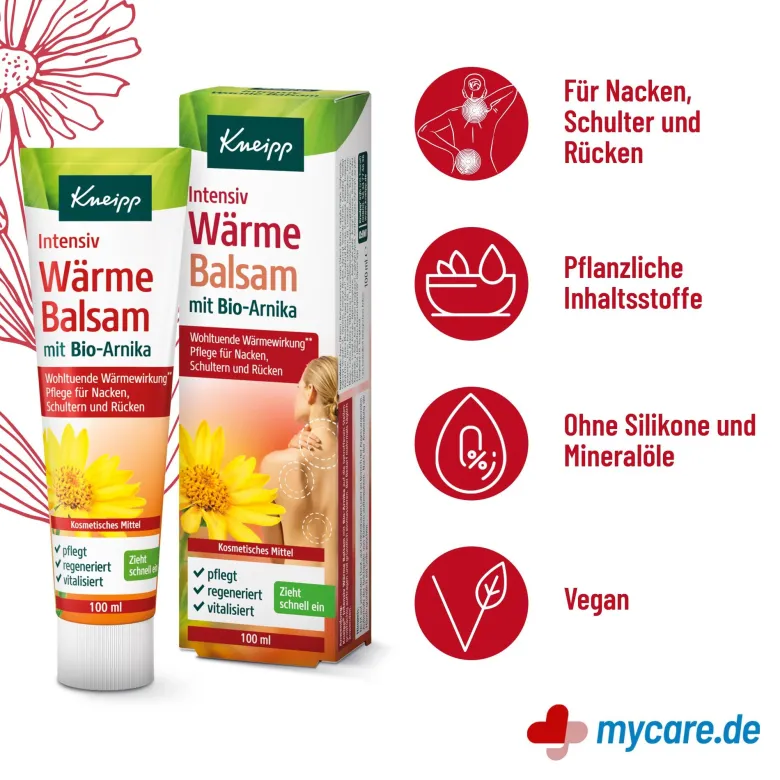 Kneipp Intensiv Wärmebalsam mit Bio-Arnika, 100 ml