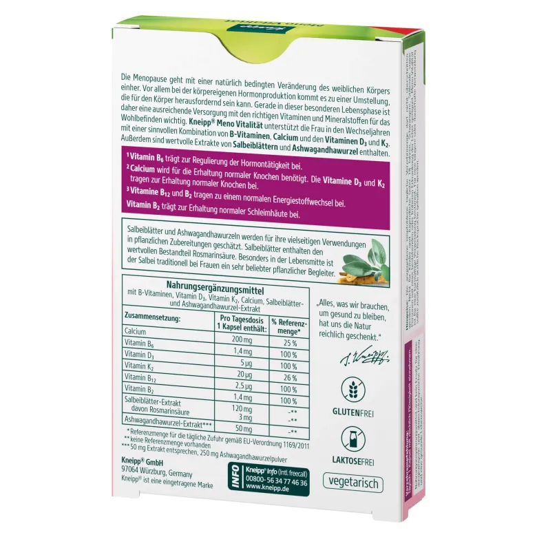Kneipp Meno Vitalität, 30 St
