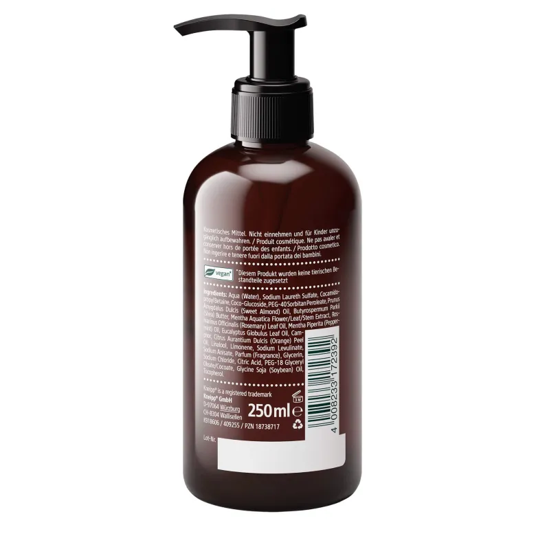 Kneipp Milde Aroma-Pflegeseife Wasserminze Rosmarin, 250 ml