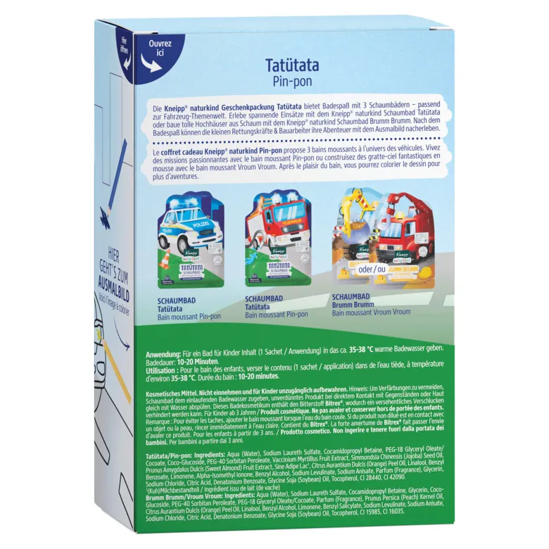 Kneipp Naturkind Geschenkset Tatütata, 3X40 ml