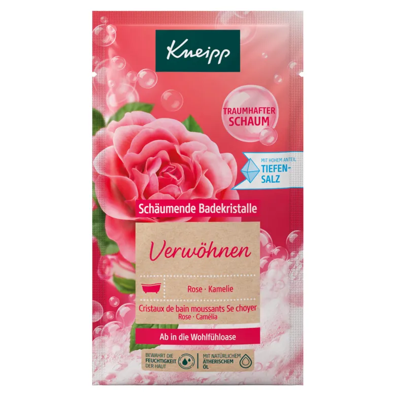 Kneipp Schäumende Badekristalle Verwöhnen, 80 g