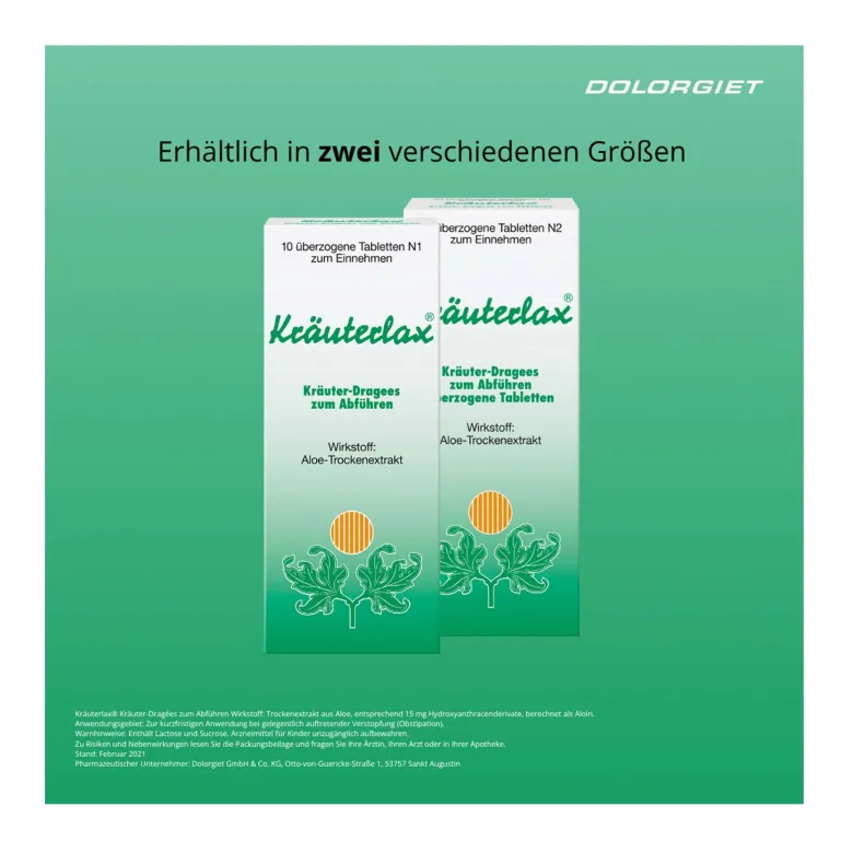Kräuterlax Dr. Henk 15 mg Kräuterdragees, 10 St