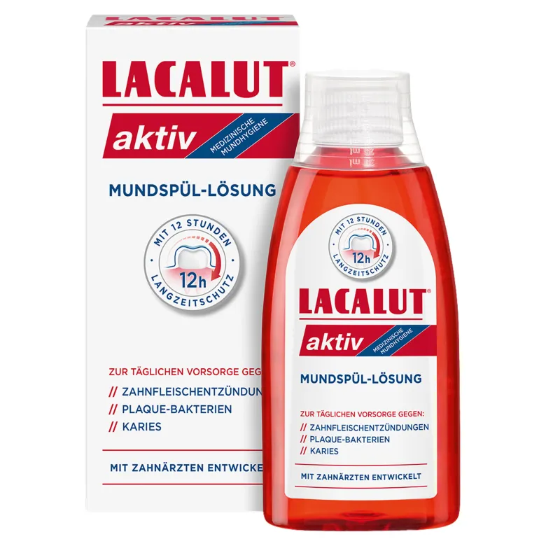 Lacalut aktiv Mundspüllösung, 300 ml
