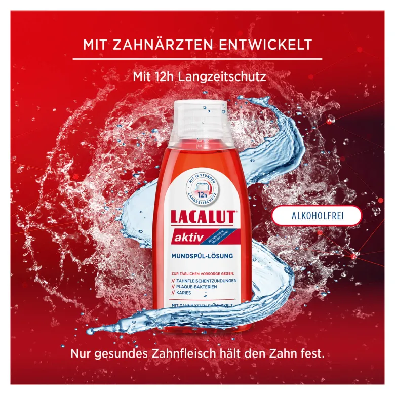 Lacalut aktiv Mundspüllösung, 300 ml