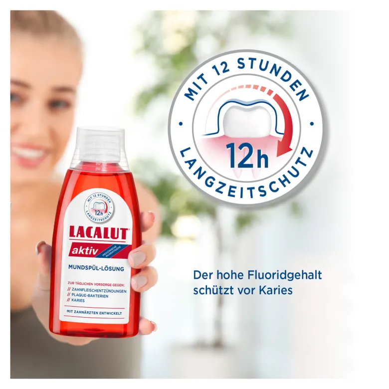 Lacalut aktiv Mundspüllösung, 300 ml