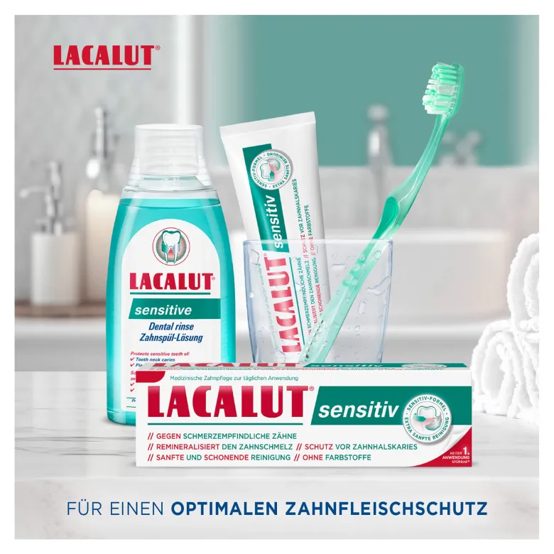 Lacalut sensitive Zahncreme, 75 ml