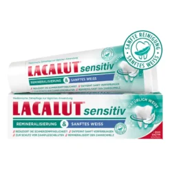 Lacalut sensitiv Zahnpasta Remineralisierung & sanftes Weiß, 75 ml