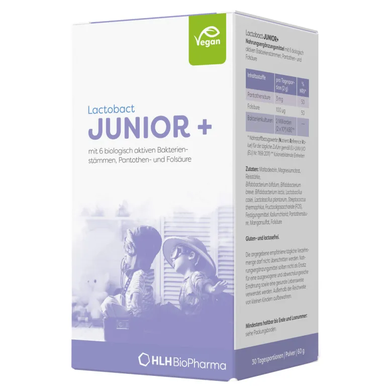 Lactobact Junior+ Monatspackung, 60 g
