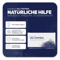 Lactobact LDL-Control magensaftresistente Kapseln, 90 St