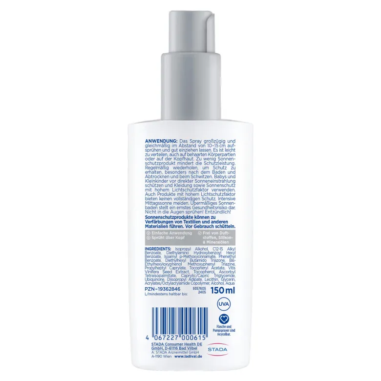 Ladival Aktiv Sonnenschutz-Spray LSF 50+, 150 ml