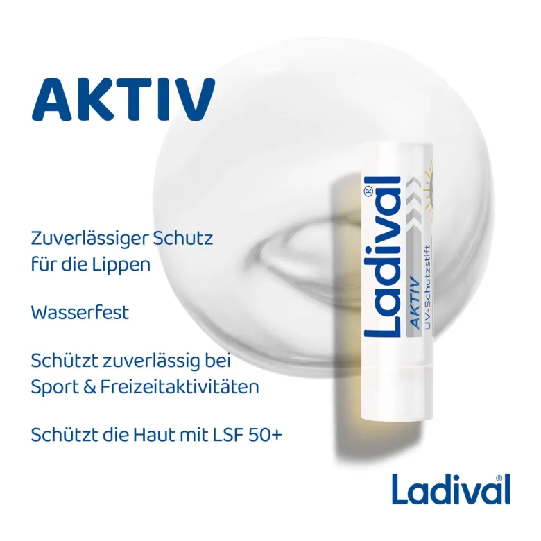 Ladival Aktiv UV-Schutzstift Lippen LSF50+, 1 St