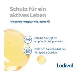 Ladival Aktiv UV-Schutzstift Lippen LSF50+, 1 St
