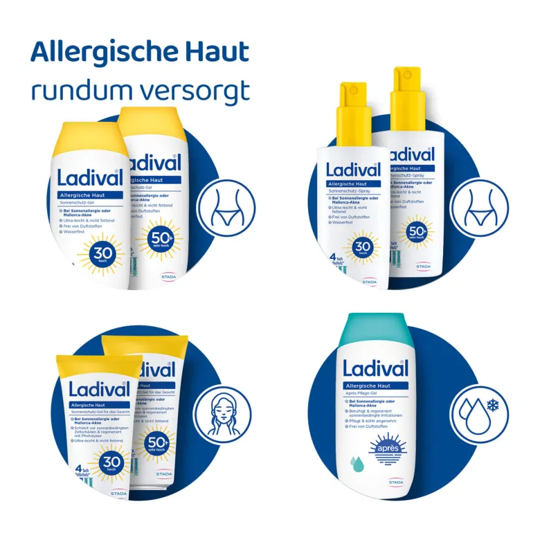 Ladival Allergische Haut Gel Gesicht LSF30, 50 ml