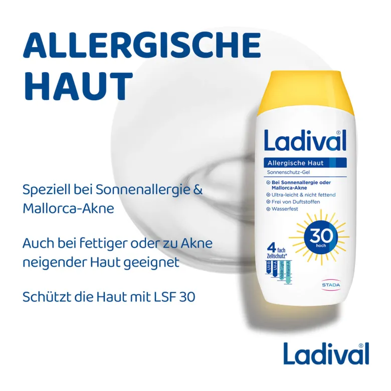 Ladival Allergische Haut Sonnenschutz-Gel LSF30, 200 ml