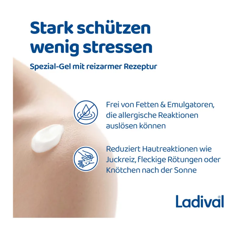 Ladival Allergische Haut Sonnenschutz-Gel LSF50+, 200 ml