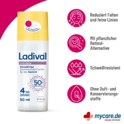 Ladival Anti-Aging Sonnenschutz-Creme LSF 50+, 50 ml