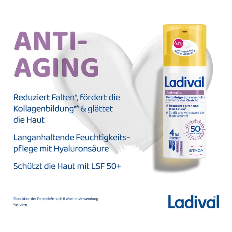 Ladival Anti-Aging Sonnenschutz-Creme LSF 50+, 50 ml